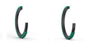 Abb. 8 : Für moderat bis hoch beanspruchte Anwendungsfälle erste Wahl: Die neuen Kolbendichtungen aus X-ECOPUR PS von SKF; links für Hydraulikzylinder mit metrischen Abmessungen (MPV), rechts für solche mit Zoll-Abmessungen (DPV).